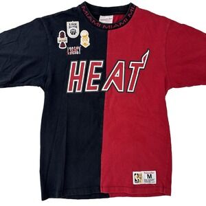Mitchell & Ness Miami Heat HWC Hardwood Classics Dwayne Wade Red Shirt Sz Medium